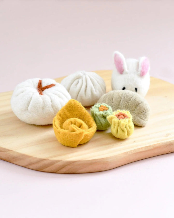 Felt Dim Sum Yum Cha Play Food Set