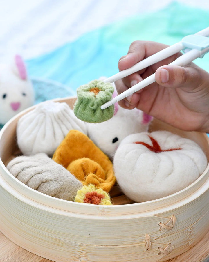 Felt Dim Sum Yum Cha Play Food Set