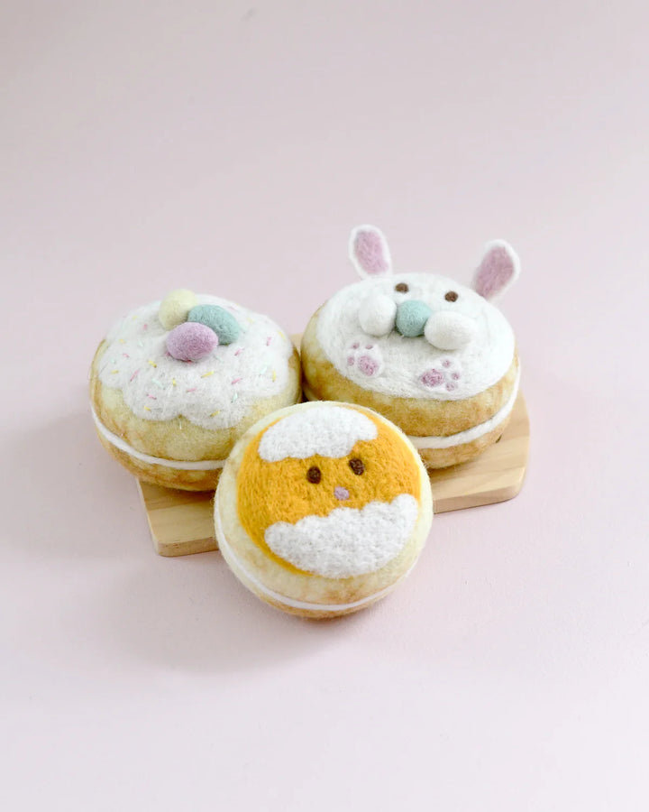 Felt Easter Donuts - Set of 3