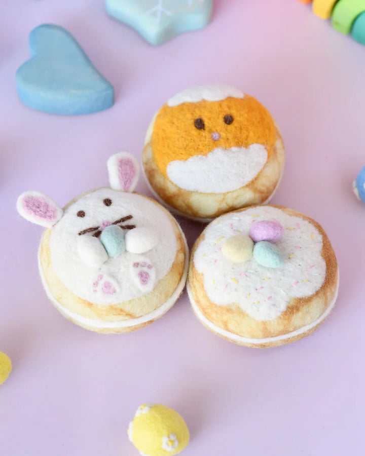 Felt Easter Donuts - Set of 3
