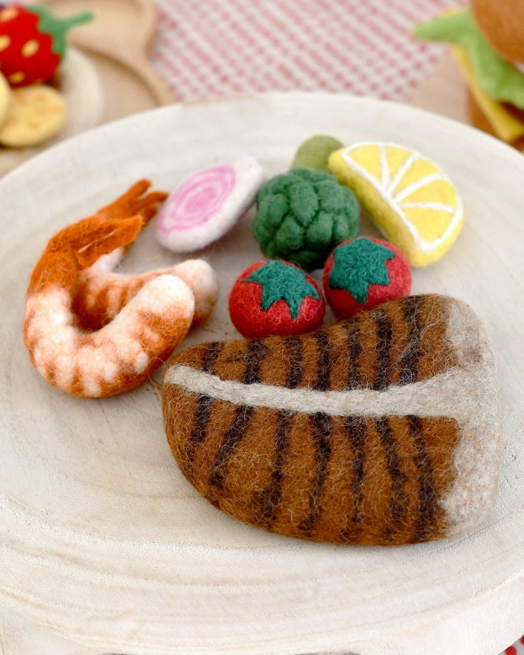 Felt Surf and Turf Stack Play Food Set