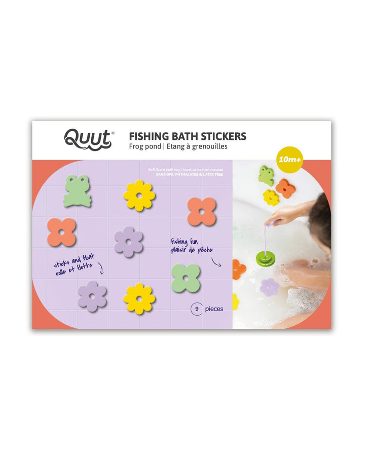 Fishing Bath Sticker Game - Frog Pond
