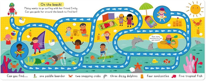 Follow Your Finger Board Book - Around the World