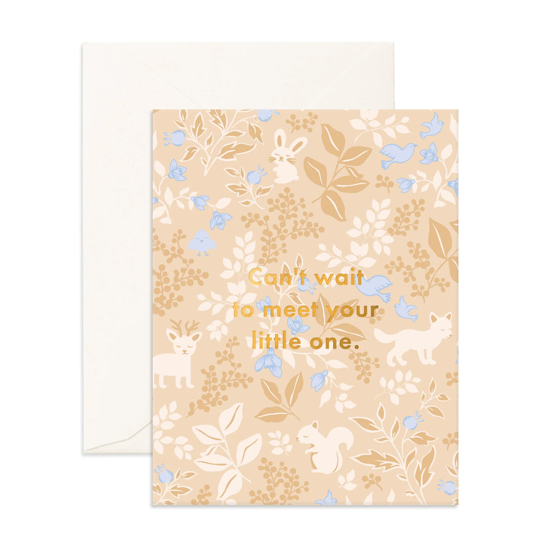Meet Little One Maple Forest Greeting Card