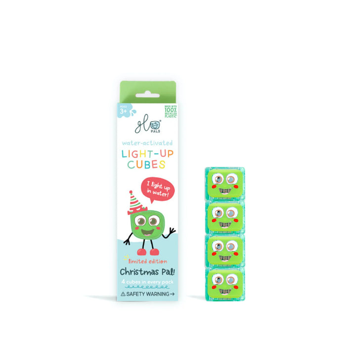Glo Pals Light-up Sensory Cubes - Christmas Limited Edition