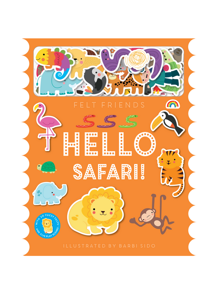 Hello Safari Felt Friends Activity Book