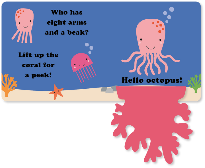 Fuzzy Friends Ocean Sensory Board Book