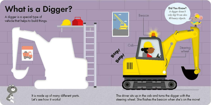 How it Works: Digger Board Book