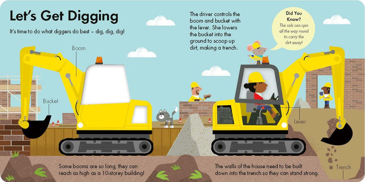 How it Works: Digger Board Book