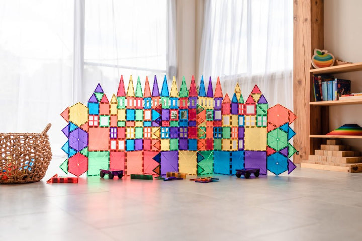 Connetix Magnetic Tiles Rainbow 212 Piece Mega Pack