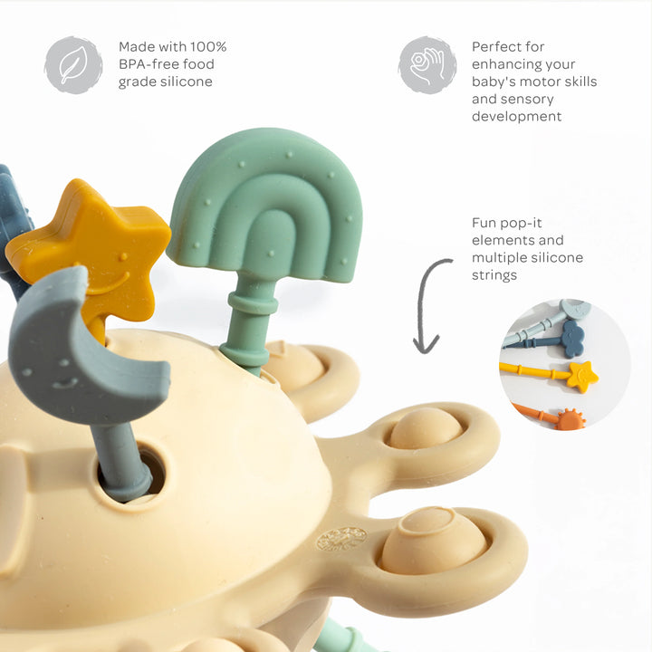 Silicone Sensory Zippy Activity Toy - Jimmy