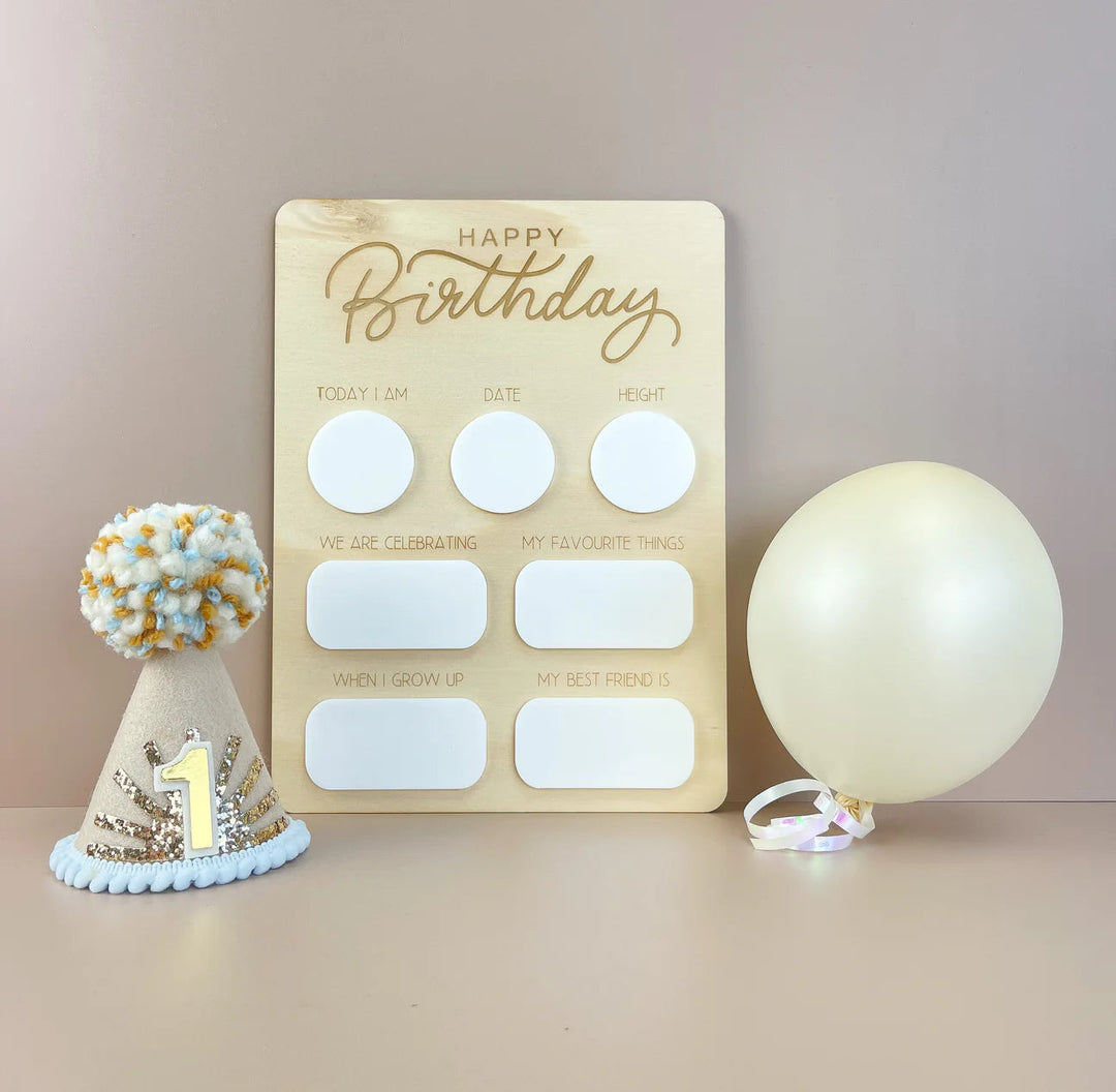 Reusable Birthday Board/ Sign