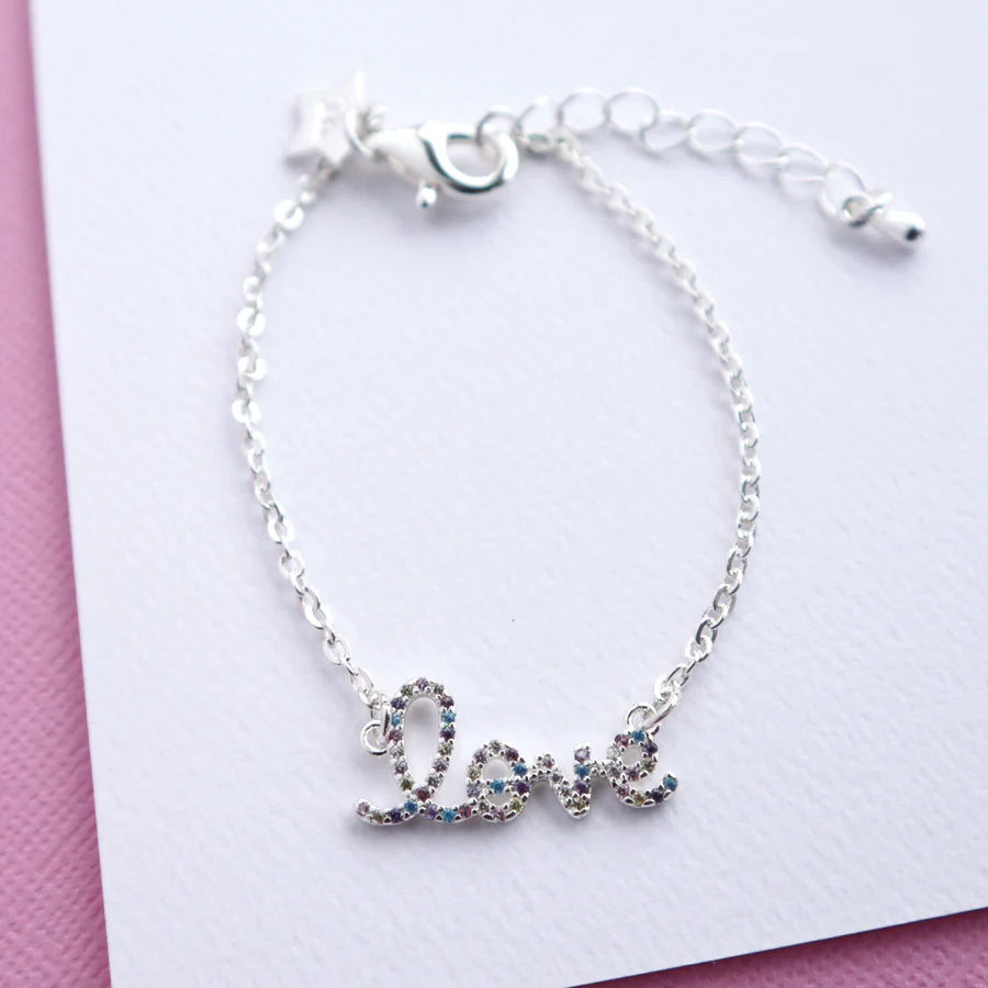 Lauren Hinkley Love Hearts Silver Bracelet