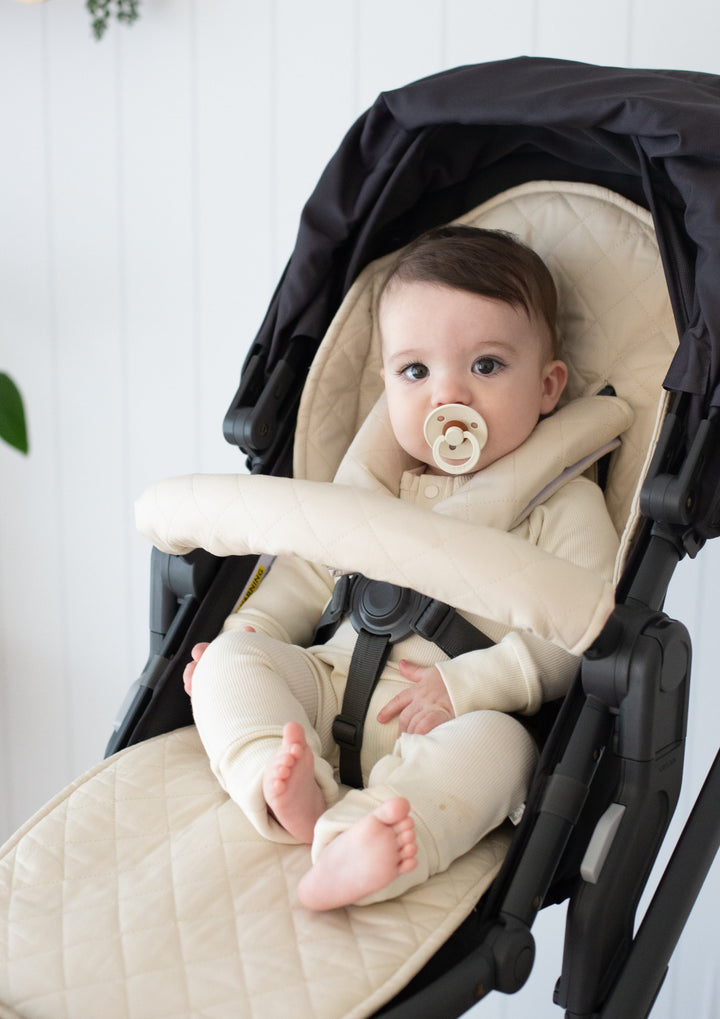 Bambella Designs Universal Quilted Pram Liner | Oat