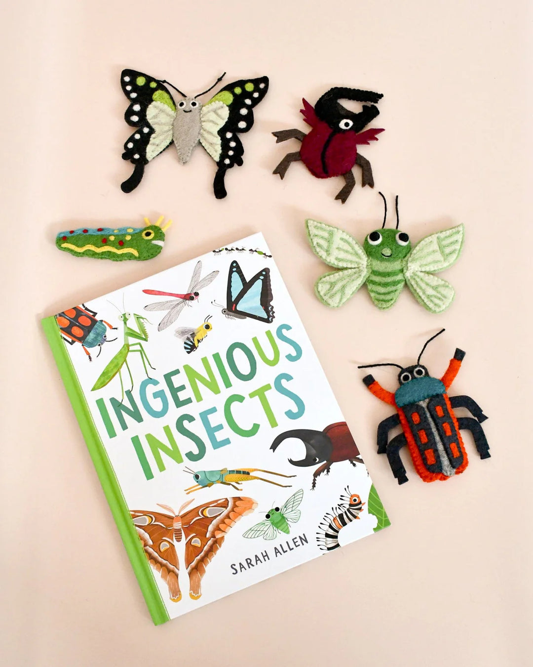 Ingenious Insects Finger Puppets and Book Set by Sarah Allen