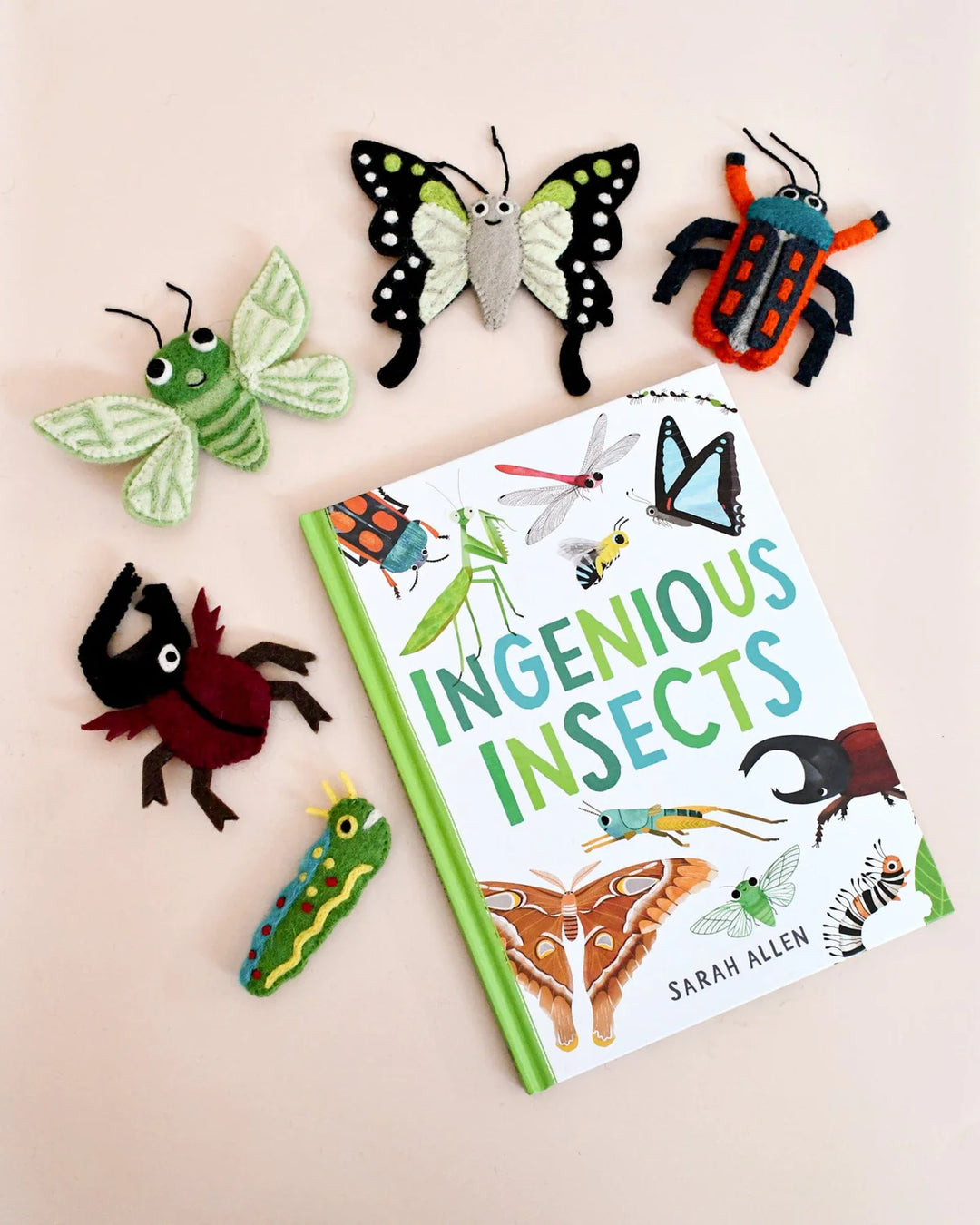 Ingenious Insects Finger Puppets and Book Set by Sarah Allen