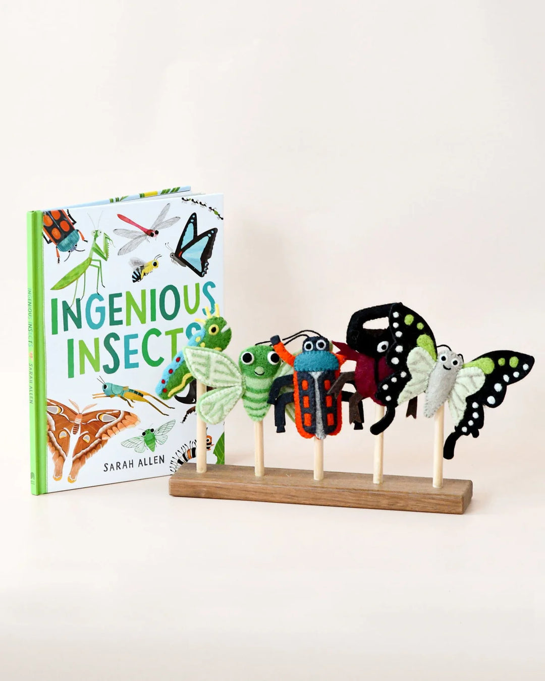 Ingenious Insects Finger Puppets and Book Set by Sarah Allen