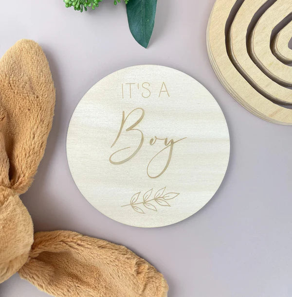 It's a Boy - Baby Boy Announcement Plaque