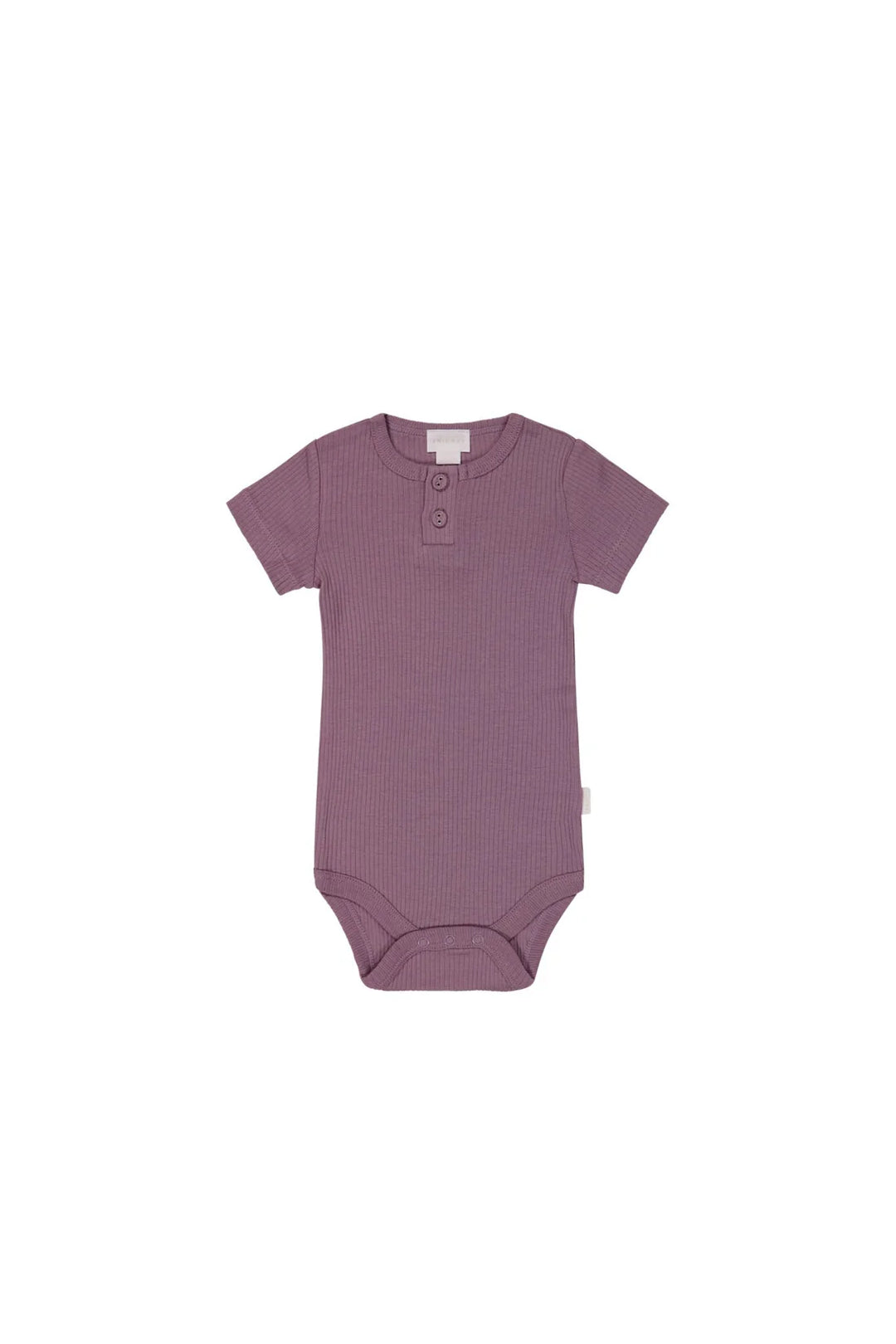 Jamie Kay Organic Cotton Modal Darcy Rib Short Sleeve Bodysuit - Della