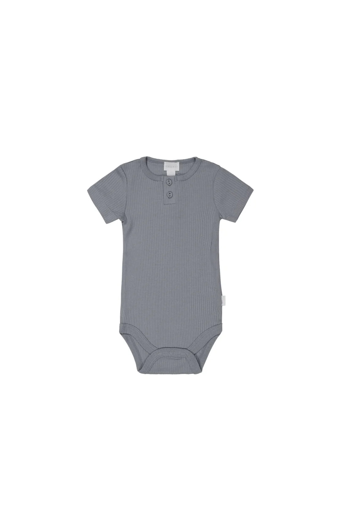 Jamie Kay Organic Cotton Modal Darcy Rib Short Sleeve Bodysuit - Finch