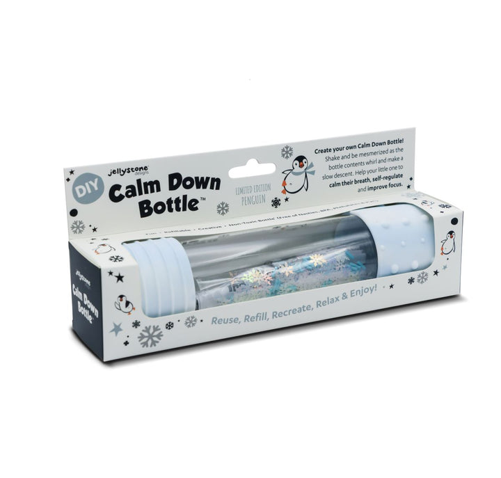 Jellystone DIY Calm Down Sensory Bottle -  Penguin
