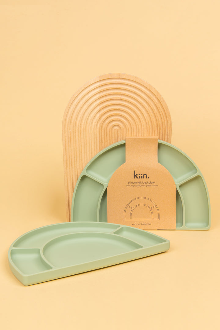 Kiin Silicone Divided Plates - Assorted