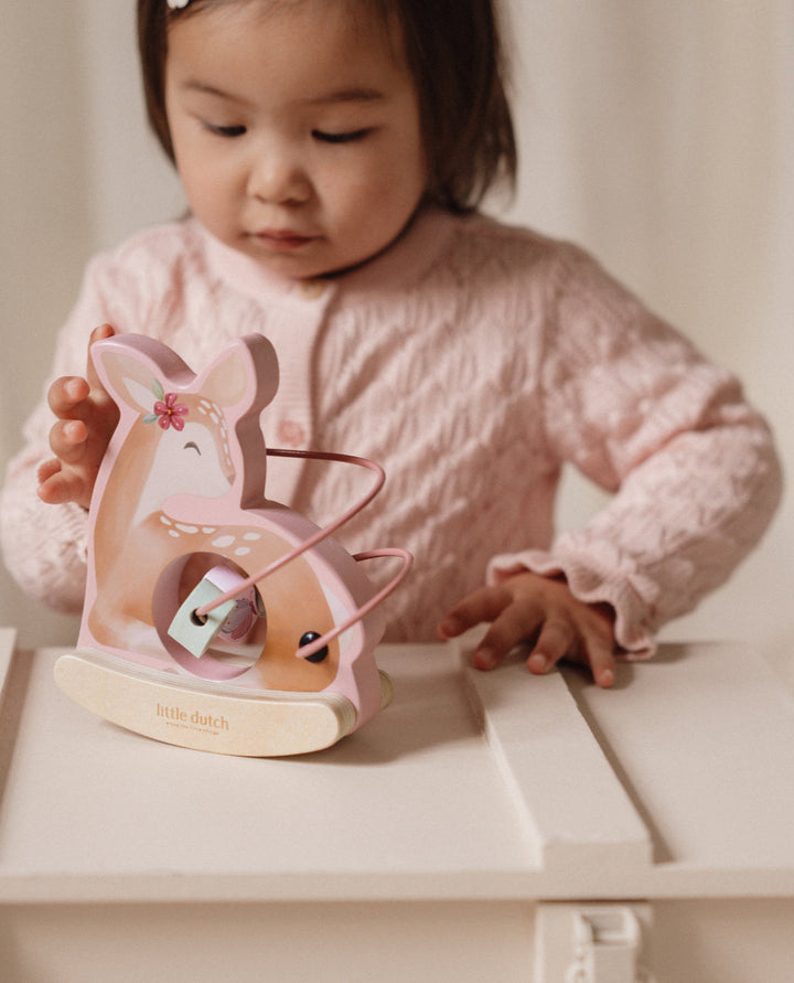 Fairy Garden Rocking Deer Spiral Toy