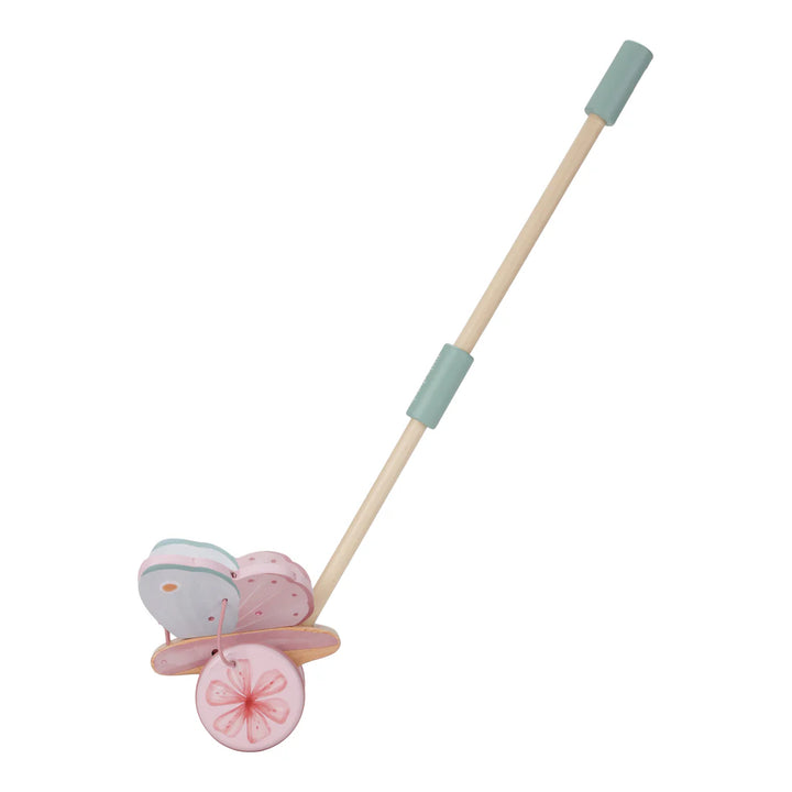 Fairy Garden Wooden Push-Along Butterfly