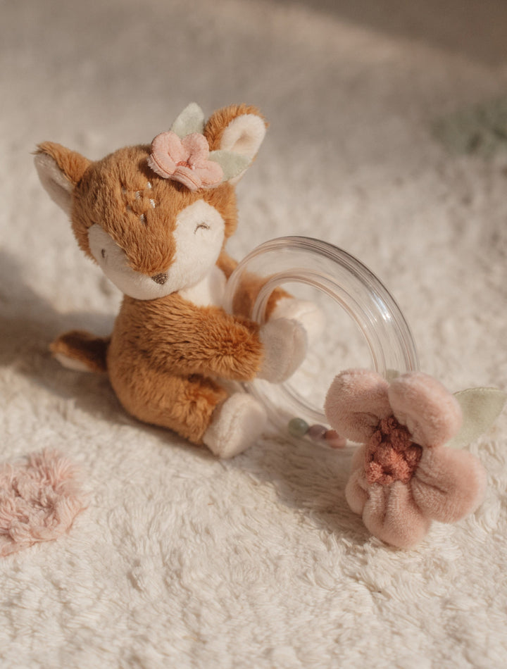 Fairy Garden Deer Ring Rattle