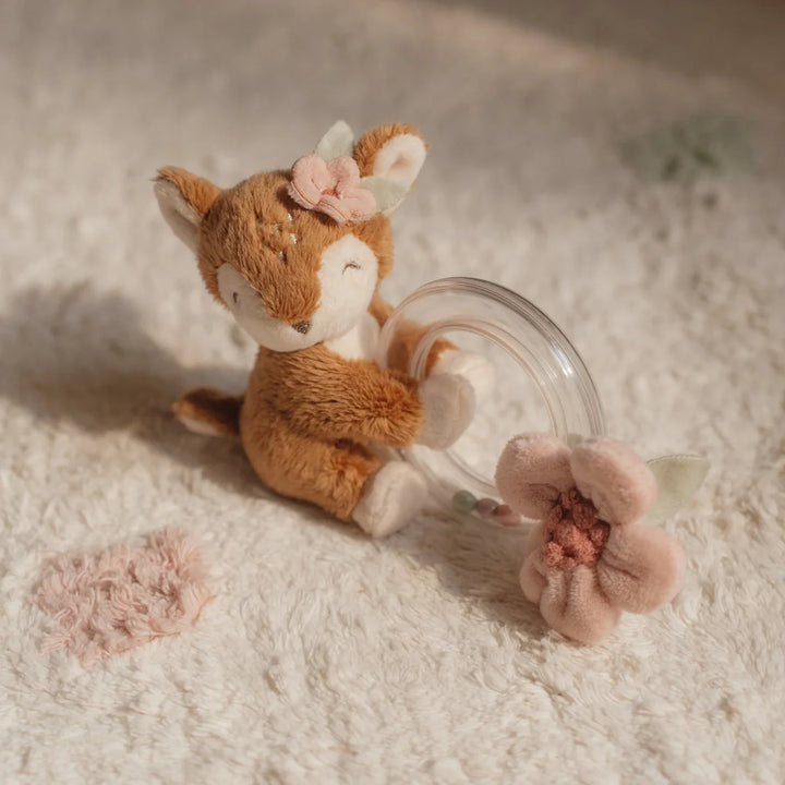 Fairy Garden Deer Ring Rattle