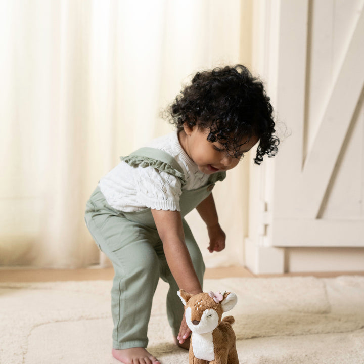 Fairy Garden Pull-Along Plush Deer