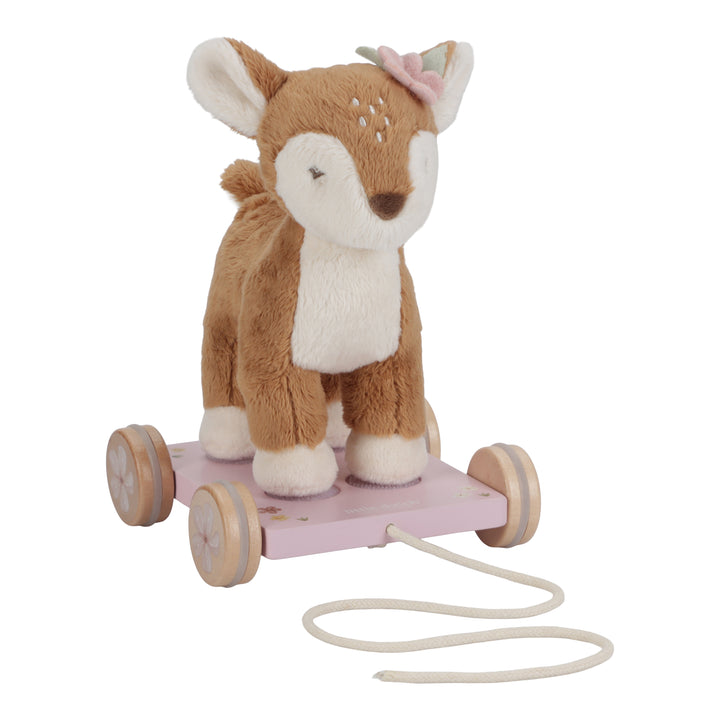 Fairy Garden Pull-Along Plush Deer