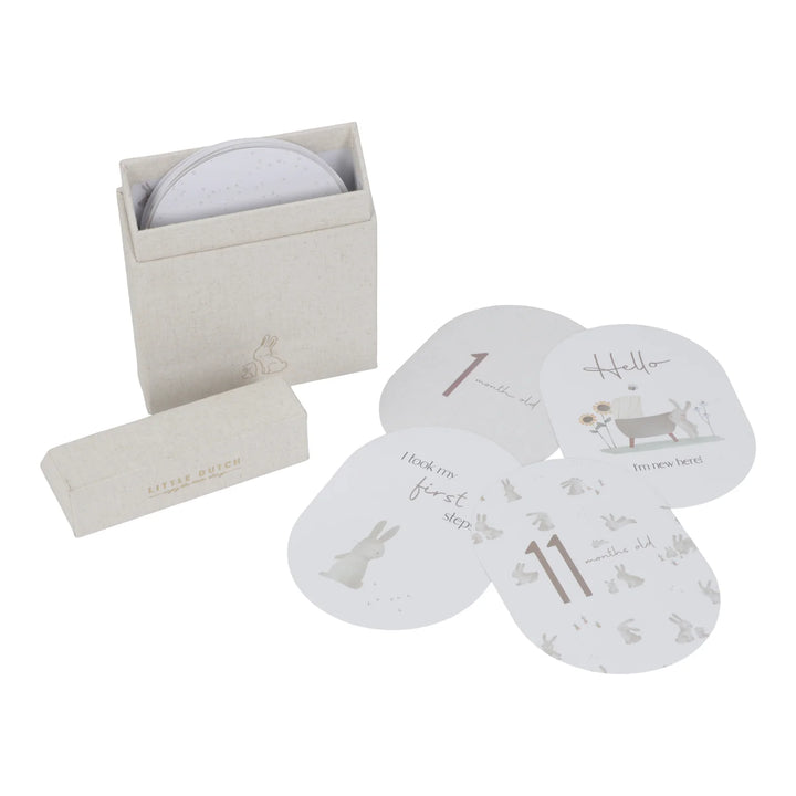 Little Dutch Baby Bunny Milestone Card Set