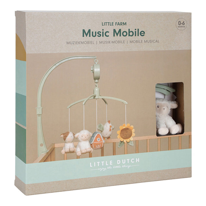 Little Farm Soothing Baby Music Cot Mobile