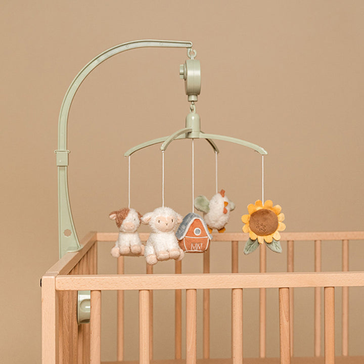 Little Farm Soothing Baby Music Cot Mobile