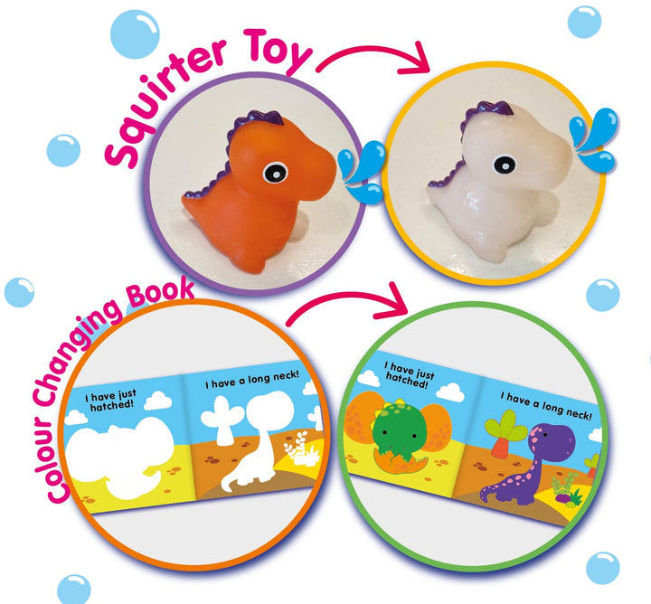 Magic Colour Changing Bath Book & Squirter Toy - Unicorn