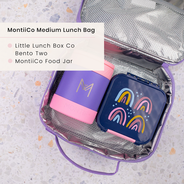 Montiico Medium Insulated Lunch Bag - Block Land