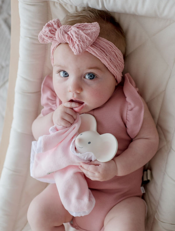 Tikiri Meiya the Mouse Snuggly Teether & Comforter