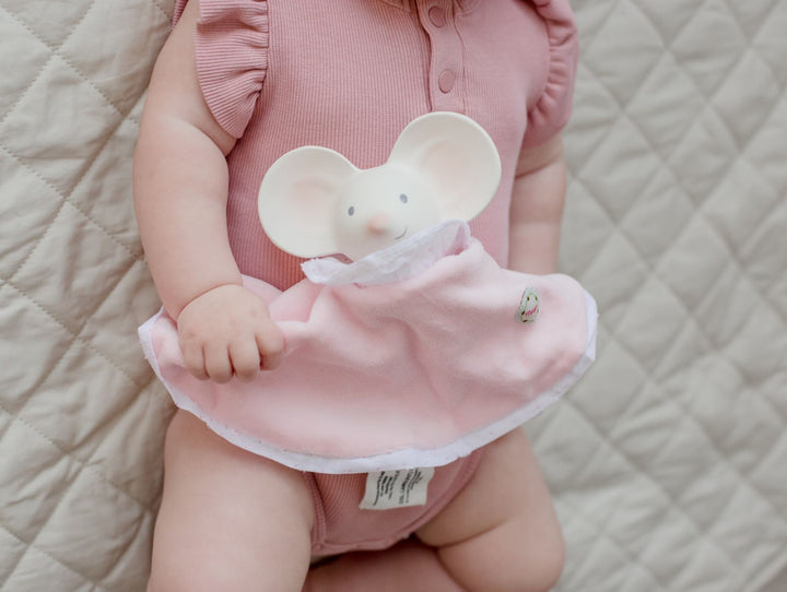 Tikiri Meiya the Mouse Snuggly Teether & Comforter