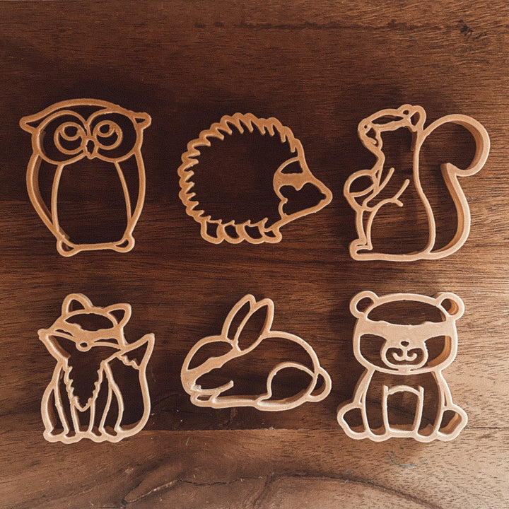 Mini Woodland Animals Playdough/Sensory Play Eco Cutter™ Set