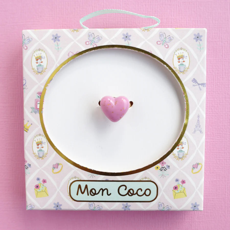 Mon Coco Adjustable Ring -  Sweet Heart