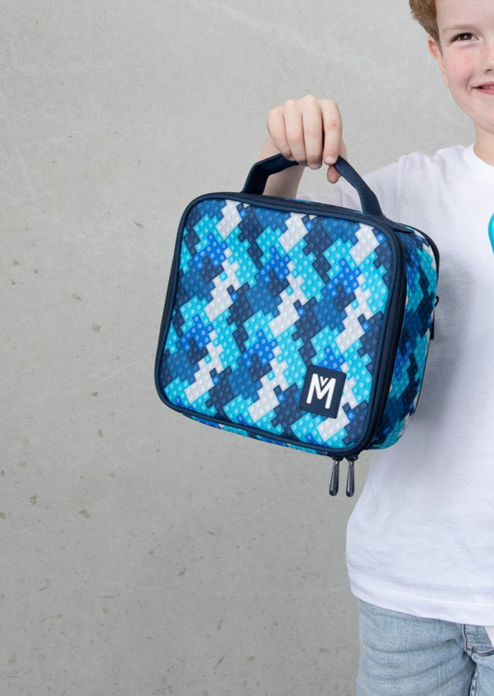 Montiico Medium Insulated Lunch Bag - Block Land