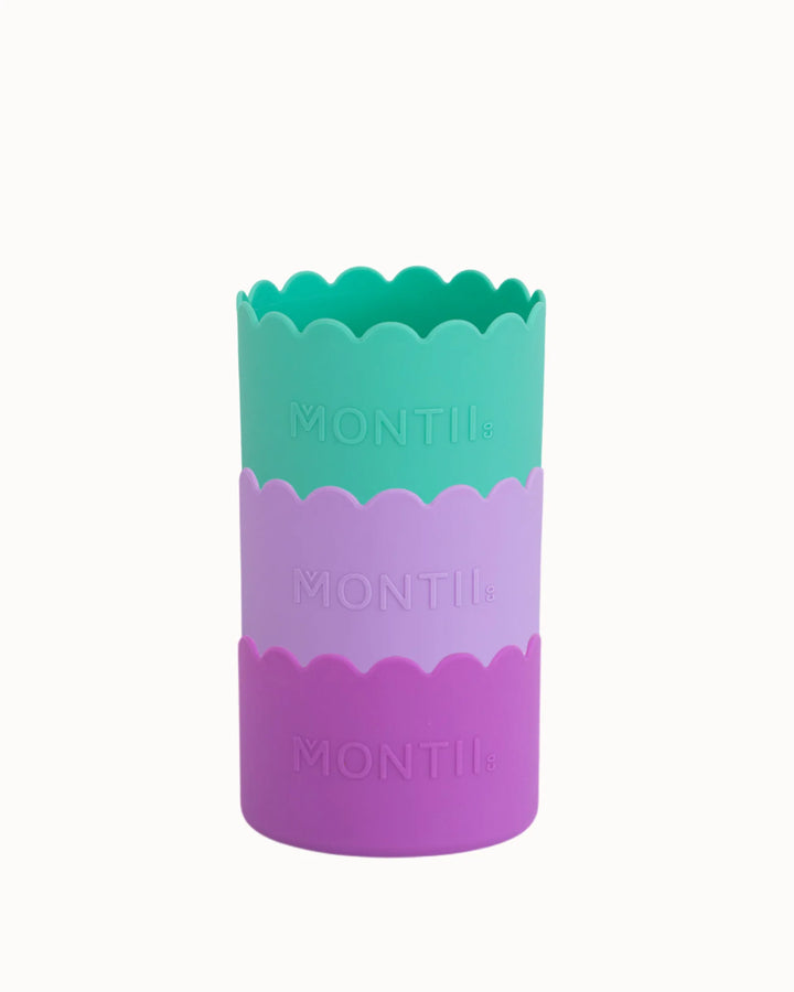 Montii Fusion Small Silicone Scallop Bumper 3 Pack - Dusk