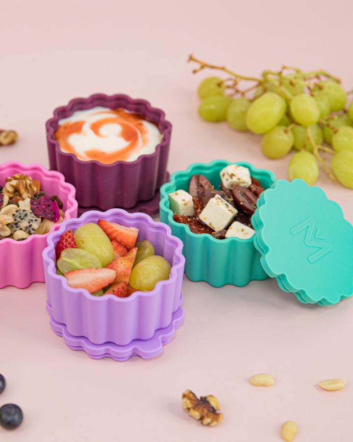 Montiico Silicone Scallop Snack Tub  - Assorted