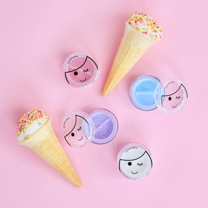 No Nasties Natural Kids Shimmery Eyeshadow Pots - Assorted