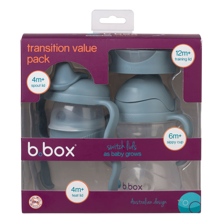 bbox 4-in-1 Drink Transition Value Pack 240ml - Ocean