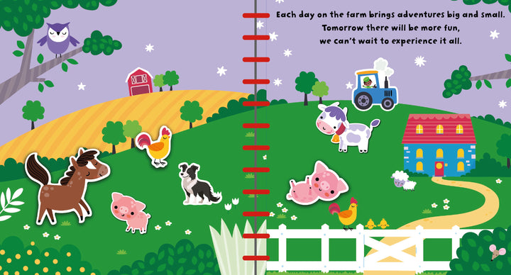 On the Farm Reusable Silicone Sticker Book