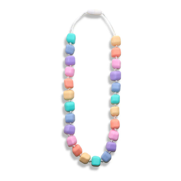 Rainbow Pastel Sensory Chew Necklace