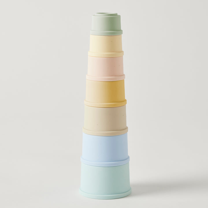 Pastel Bathtime Stacking Cup Set