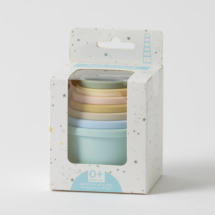 Pastel Bathtime Stacking Cup Set
